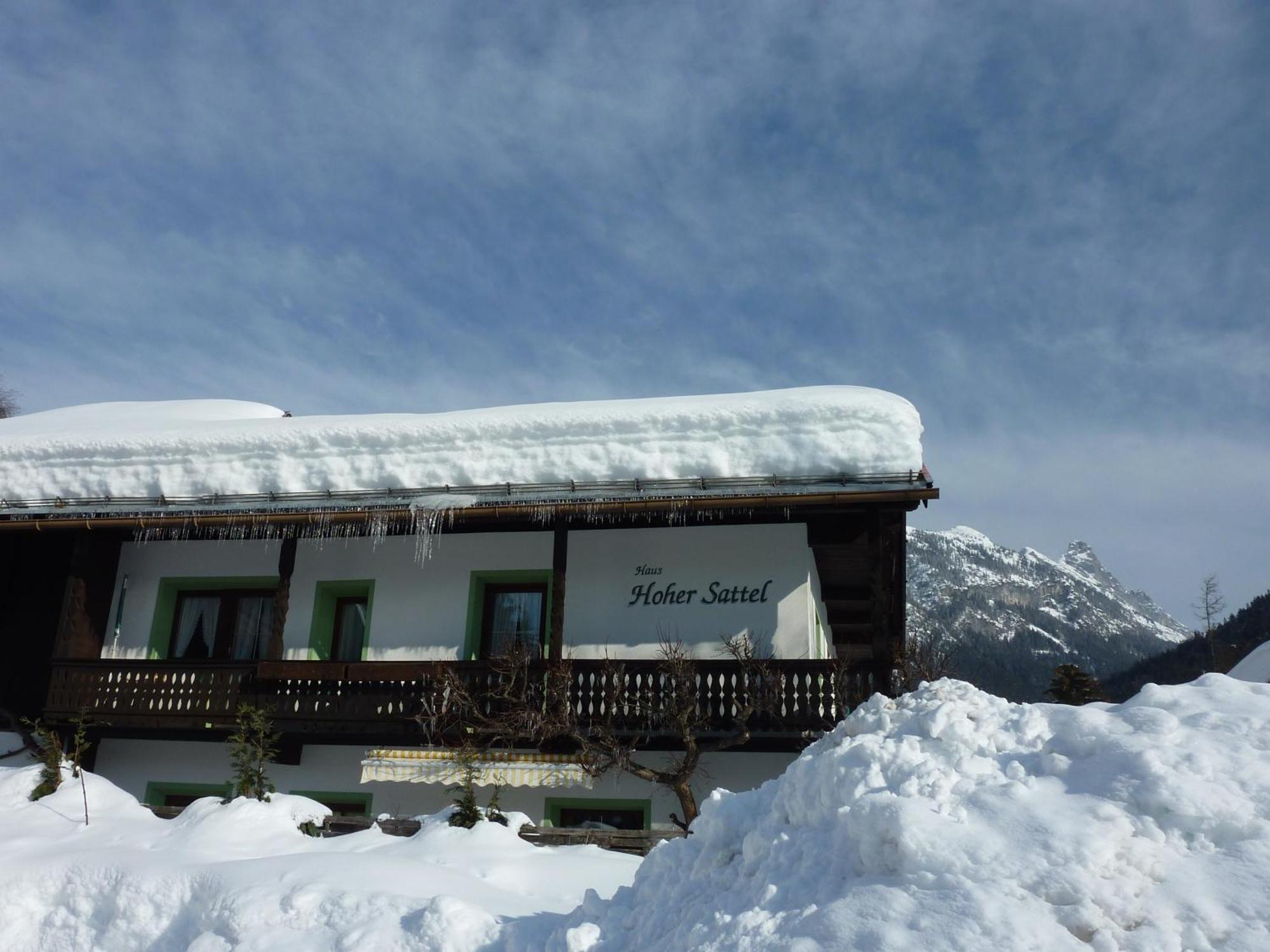 Haus Hoher Sattel Appartement Leutasch Buitenkant foto